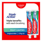 Colgate Triple Action Toothpaste - Original Mint