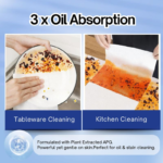 mixshop Kitchen Wet Wipes Lemon, 3 Pkt per Carton Total 240 Sheets, Oil, Grease, Stain Remove - Image 7